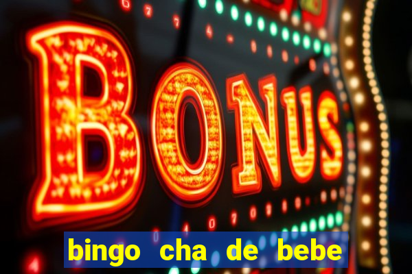 bingo cha de bebe cartelas para imprimir