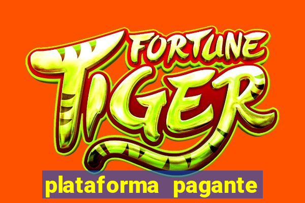 plataforma pagante fortune tiger