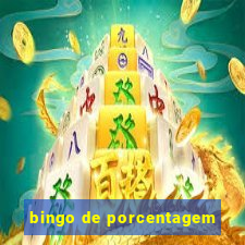 bingo de porcentagem